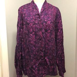 Vintage Pendleton Floral Button down top